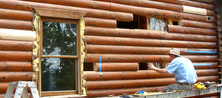 Log Home Repair Sparta, Virginia